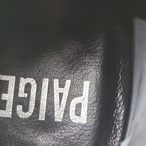 Paige Laney Women's Ankle Bootie Size 6 Black Suede Western Cowboy Boots - Picture 8 of 12